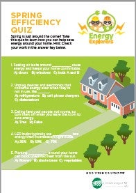 Spring Efficiency Quiz