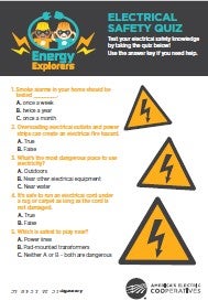 Electric Safety Quiz