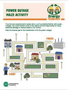 Power Outage Maze