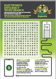 Electronics Efficiency Word Search