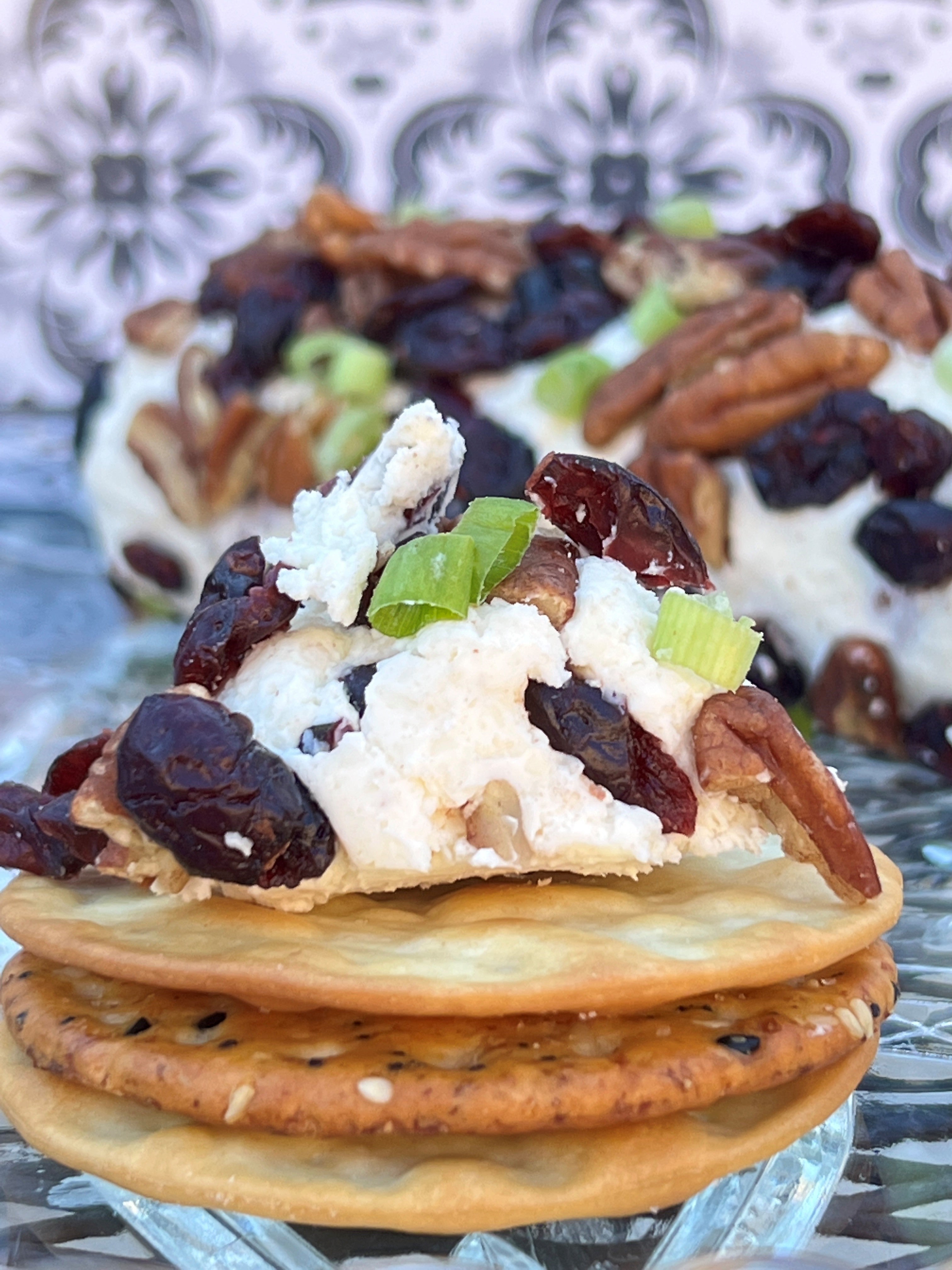 Cranberry Pecan Cheese Log