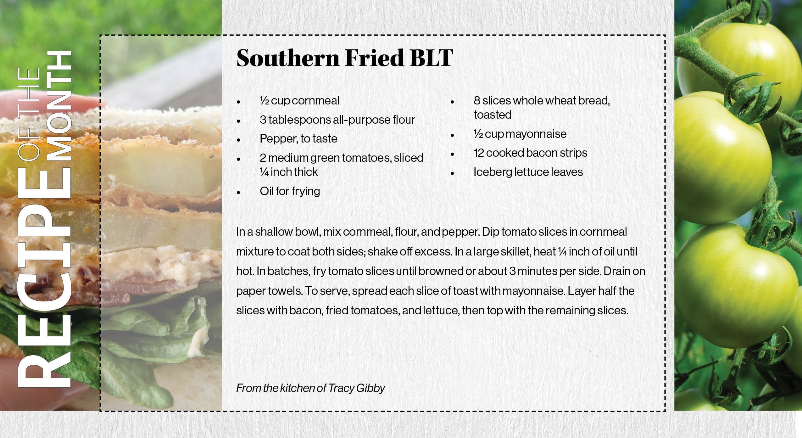 Southern Fried BLT recipe