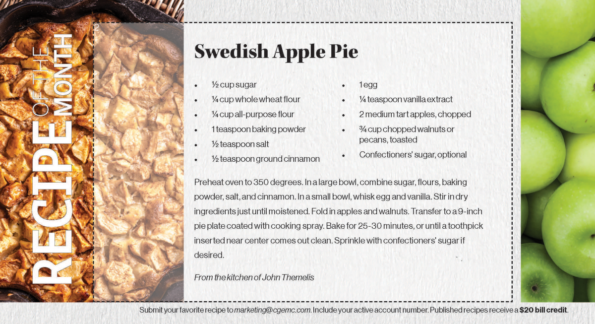 Swedish Apple Pie recipe