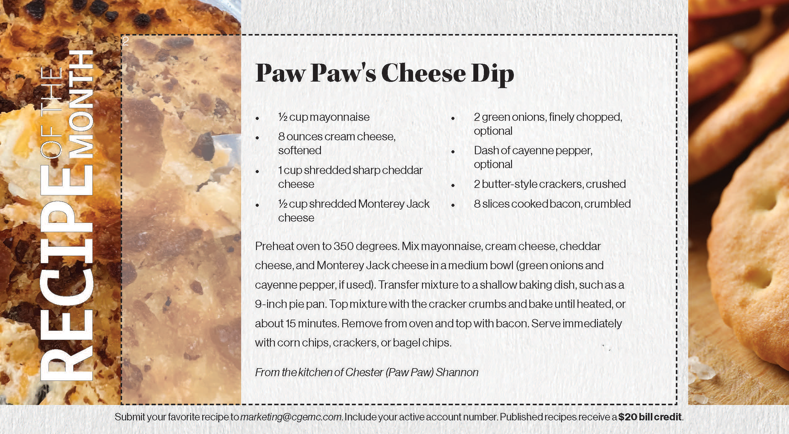 Paw Paw's Cheese Dip recipe
