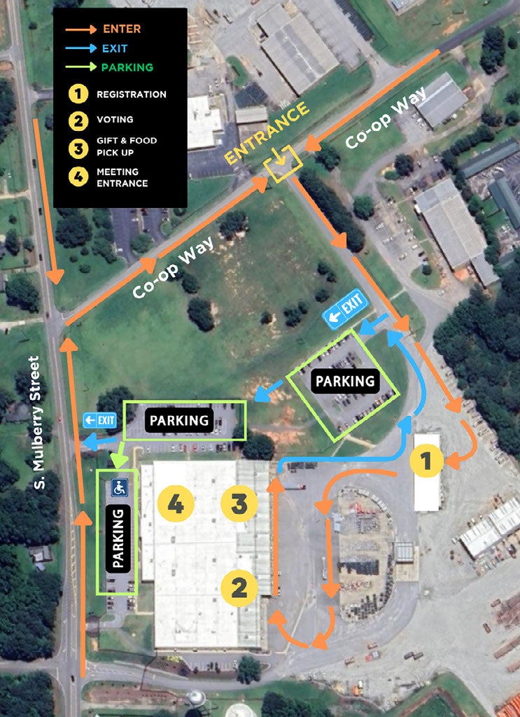 Annual Meeting Map
