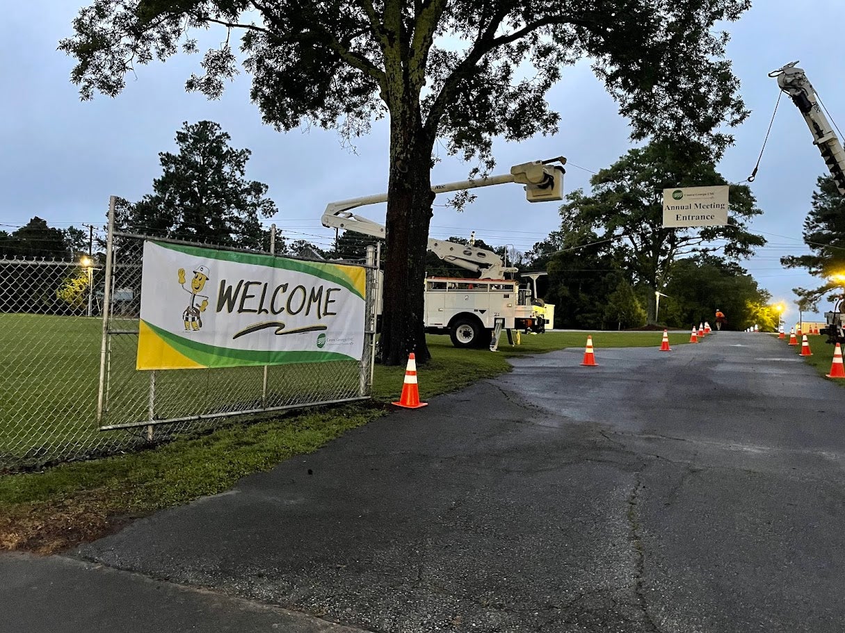 Welcome to Annual Meeting Sign