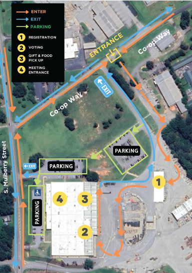 Annual Meeting Map