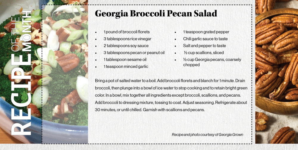 Georgia Broccoli Pecan Salad 
